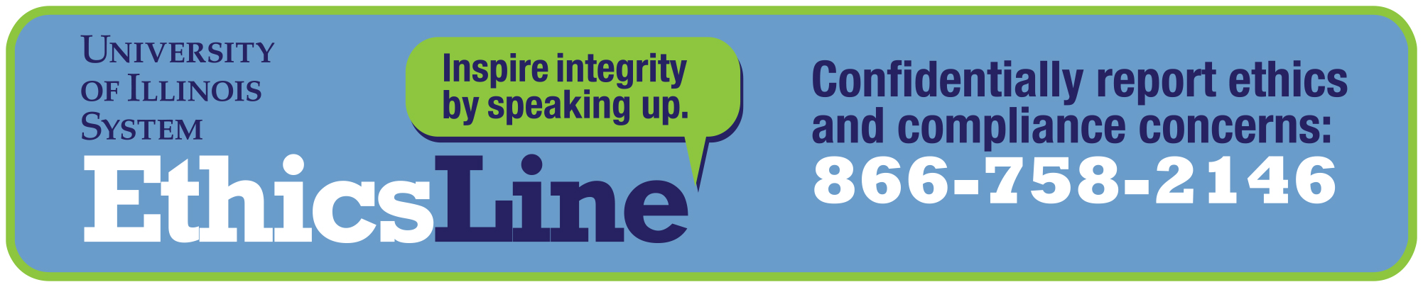 Ethics Line 866-758-2146 Ethics Line 866-758-2146